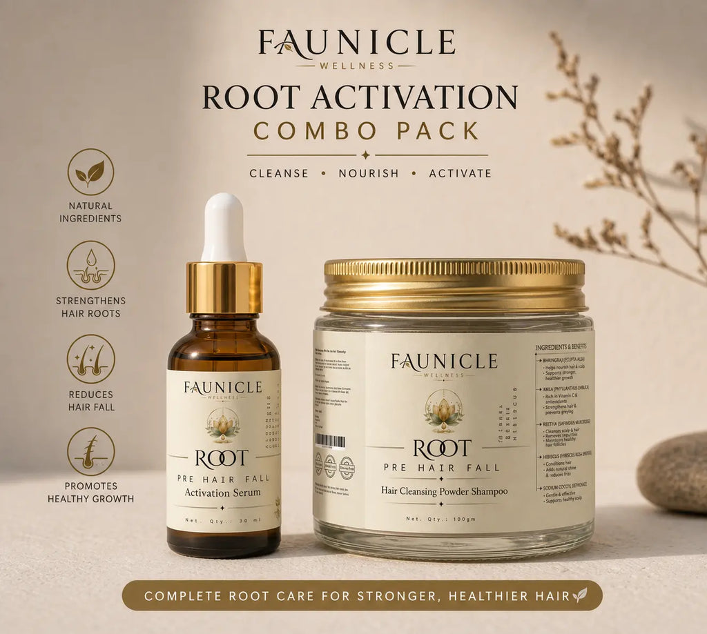Root: Hair Fall Control - Cleansing Powder and Activation Serum Combo